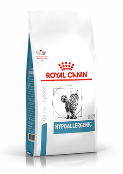 Royal Canin Hypoallergenic. Kattefoder mod allergi (dyrlæge diætfoder) 2,5 kg